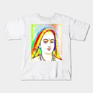 Adi Shankara Colourful Portrait | Adi Shankara Artwork 11 Kids T-Shirt